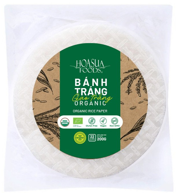 Bánh tráng gạo trắng hữu cơ - Viễn Phú Green Farm - Công Ty TNHH MTV TM Và SX Viễn Phú